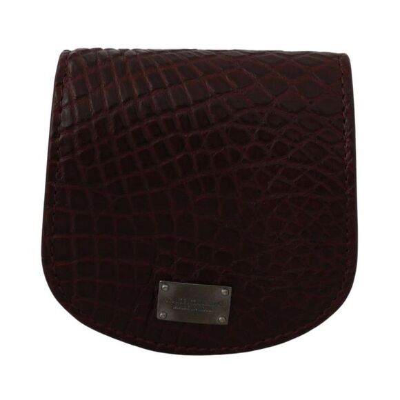 Dolce & Gabbana Gray Exotic Skin Condom Case Holder Pocket Wallet main image 0